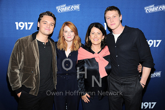 1917 Press Line at New York Comic Con for Universal Pictures and Amblin PartnersÕ 1917, the new epic from Oscar¨-winning filmmaker Sam Mendes