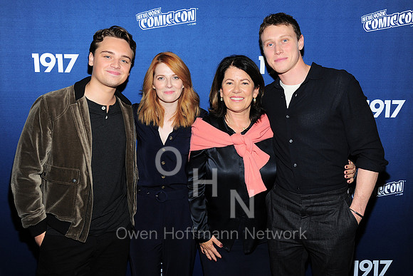 1917 Press Line at New York Comic Con for Universal Pictures and Amblin PartnersÕ 1917, the new epic from Oscar¨-winning filmmaker Sam Mendes