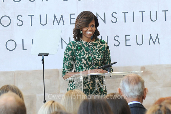 First Lady Michelle Obama To Cut Ribbon Opening The Costume Institute's New Anna Wintour Costume Center