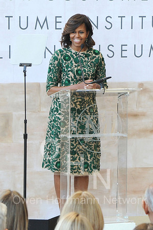 First Lady Michelle Obama To Cut Ribbon Opening The Costume Institute's New Anna Wintour Costume Center